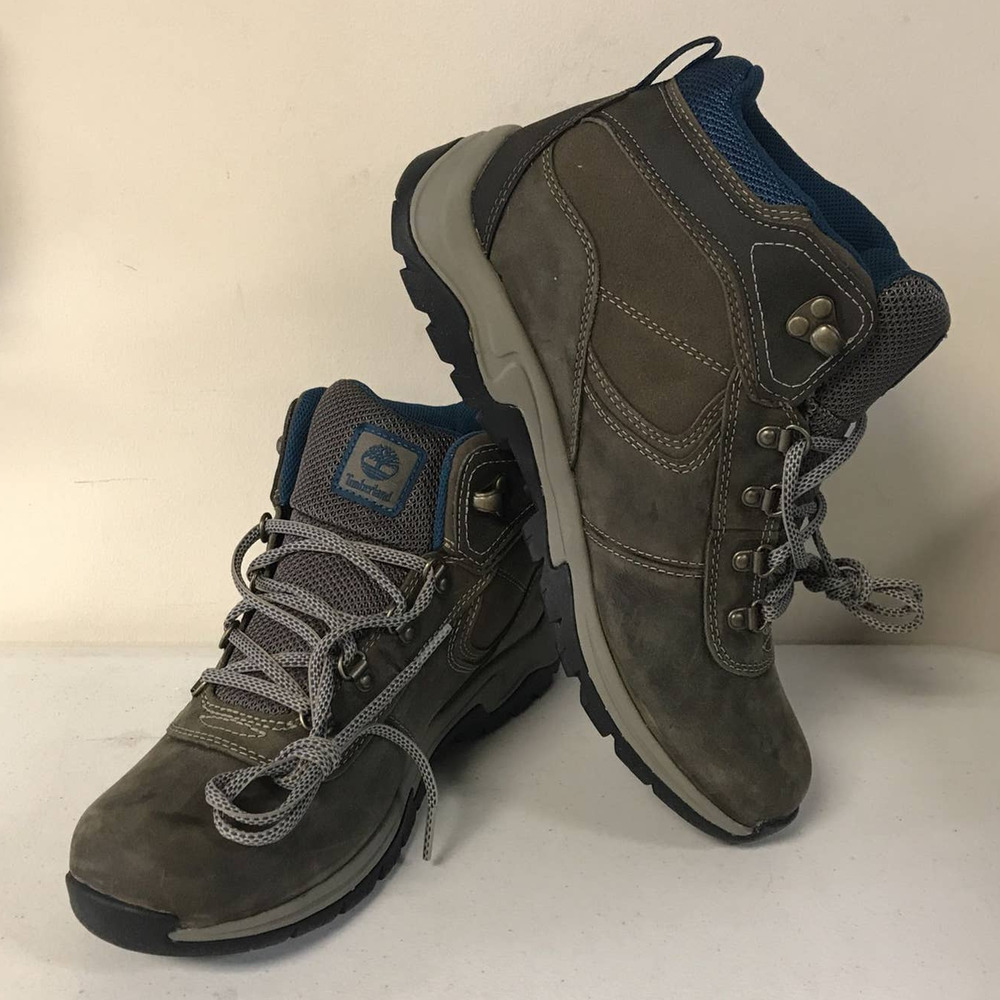 Timberland Women's Size 9.5 Mt. Maddsen Mid Waterproof Hiking Boots, Grey - Picture 2 of 10